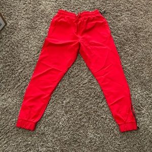 NWT Extra small red Zyia everywhere zipper joggers